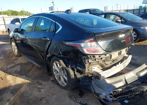 2016 Chevrolet Volt Premier from USA, damaged, VIN 1G1RD6S53GU111953